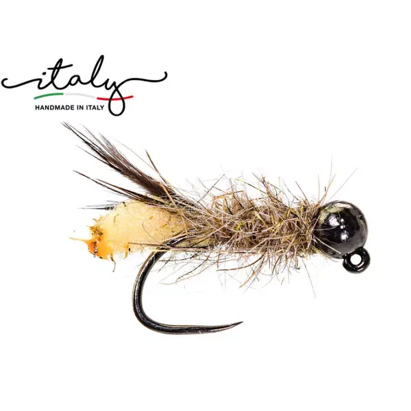 Morgans Peeping Caddis BL ninfa tungsteno