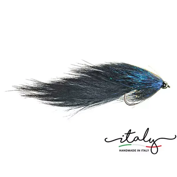 Morgans Shiny Evo Zonker TG Black streamer