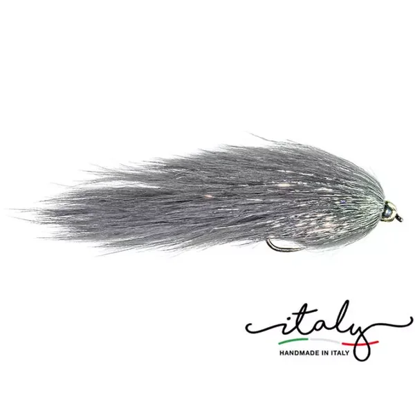 Morgans Shiny Evo Zonker TG Grey streamer