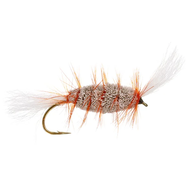 Mosca salmón Superflies - Cigar Bomber gris-blanco