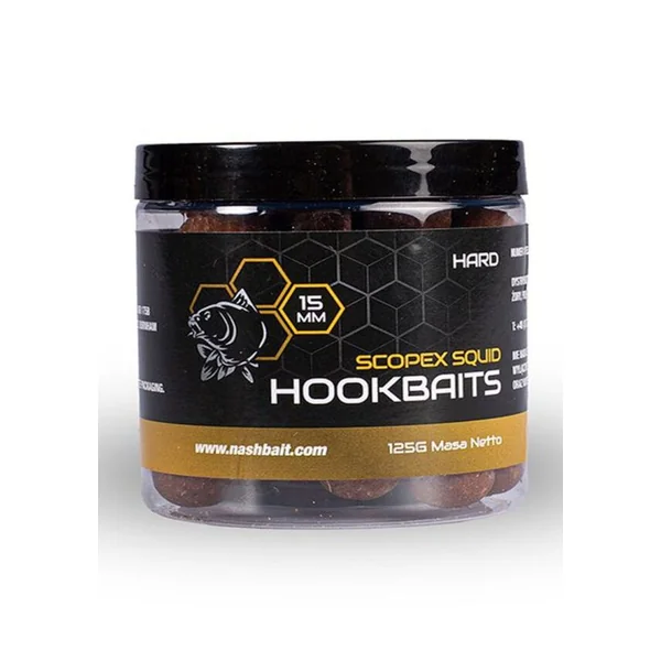 Nash Scopex Squid Hard Hookbaits 15mm 125gr - Imagen 2
