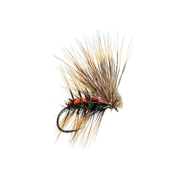 Natural Peacock Deer Hair Caddis Evo BL mosca seca