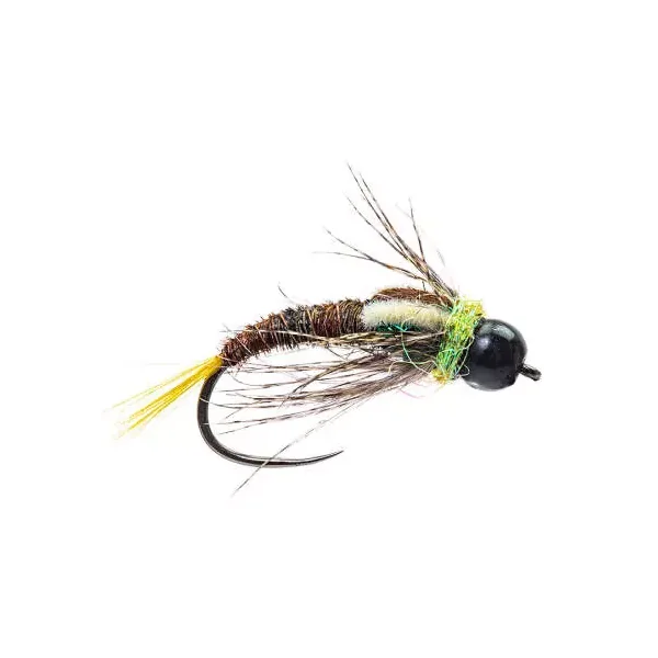 Natural Pheasant Tail Stonefly Nmph TG BL Lime