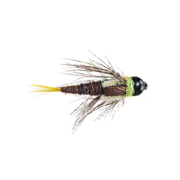 Natural Pheasant Tail Stonefly Nmph TG BL Lime - Imagen 2