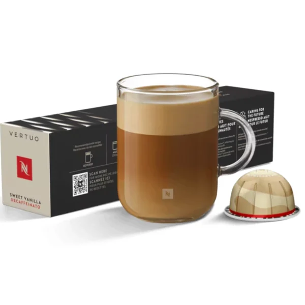 Nespresso Capsule Vertuo Sweet Vainilla Decaffeinato