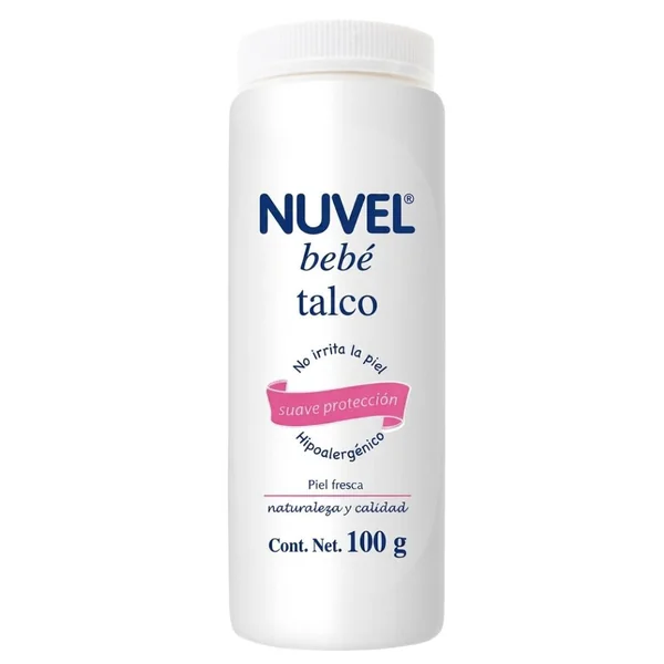 Nuvel Talco Para Bebé Suave Proteccion 100gr