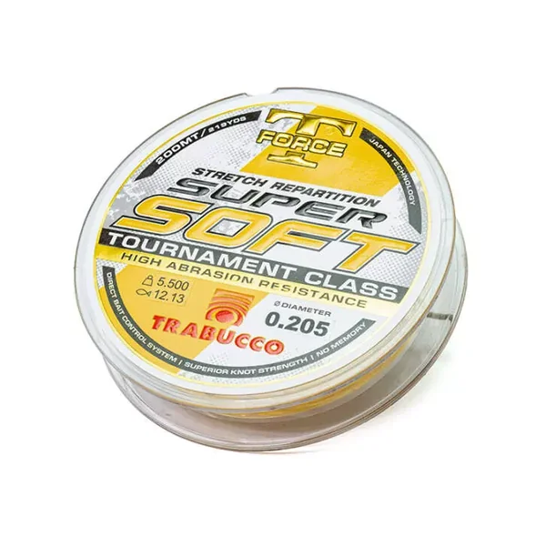 Nylon trabucco SUPER SOFT T-FORCE - 200 m