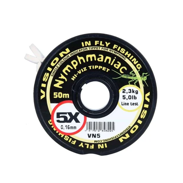 Nymphmaniac Hi-Viz Tippet Yellow