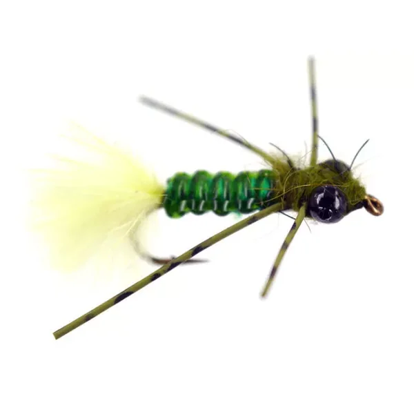 Olive Leg Dragonfly Nymph mosca carpa - Imagen 3