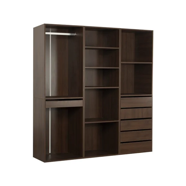 Opera" modulaire verkleedset - 3 eenheden - Bruin
