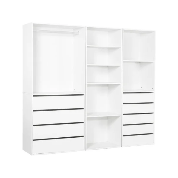 Opera" modulaire verkleedset - 3 eenheden - Wit