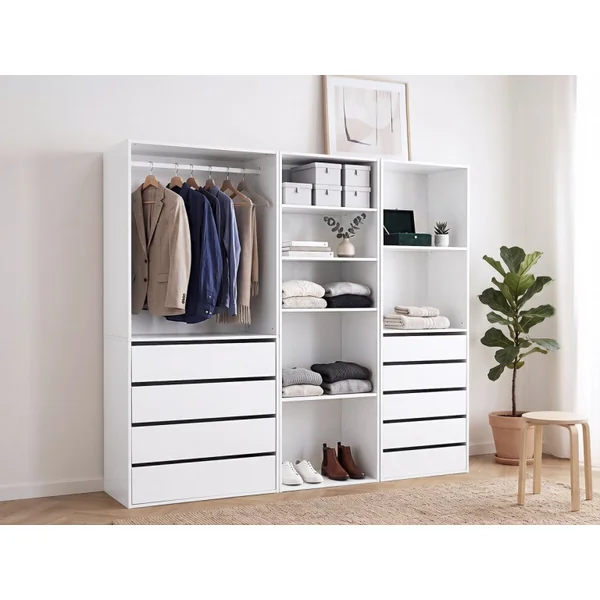 Opera" modulaire verkleedset - 3 eenheden - Wit - Imagen 2