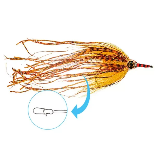 Orange Grizzly Stinger BL Plus - 20 cm streamer depredadores