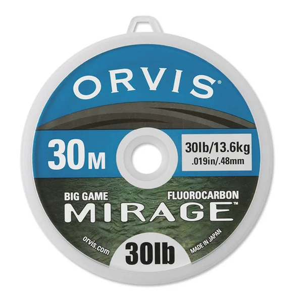 Orvis Mirage Big Game materiales para bajos fluorocarbono en bobina