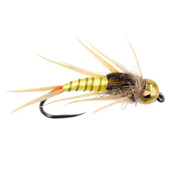 Pale Yellow Elite Stonefly Nymph TG BL ninfa plecóptero