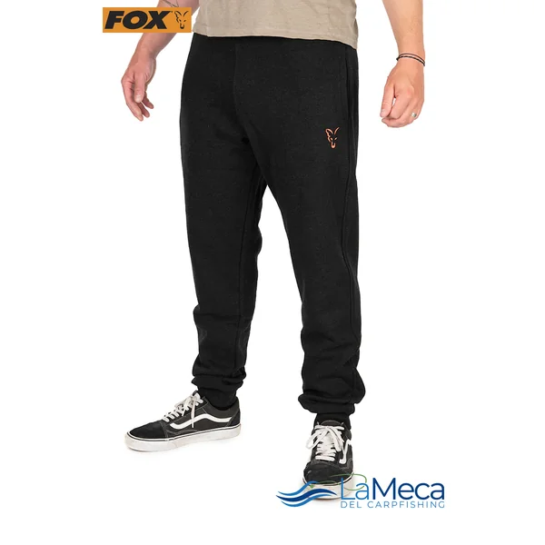 PANTALON FOX COLLECTION JOGGERS BLACK & ORANGE