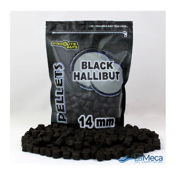 PELLETS BLACK HALLIBUT 14MM PRO ELITE