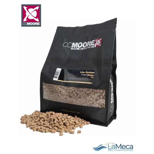 PELLETS LIVE SYSTEM 6mm CCMOORE 1kg