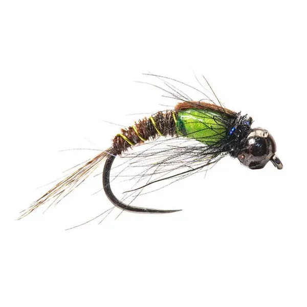 Pheasant & CDC Evo BH BL 3 ninfa con bola - Imagen 3