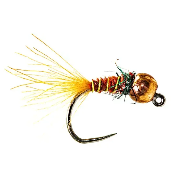 Pheasant Plus Orange CDC Tail TG BL ninfa tungsteno