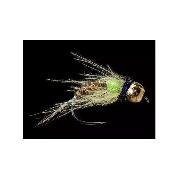 Pheasant Tail Natural & Lime TG BL ninfa tungsteno