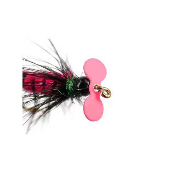 Pink Hot Wooly Bugger Evo streamer lago - Imagen 2