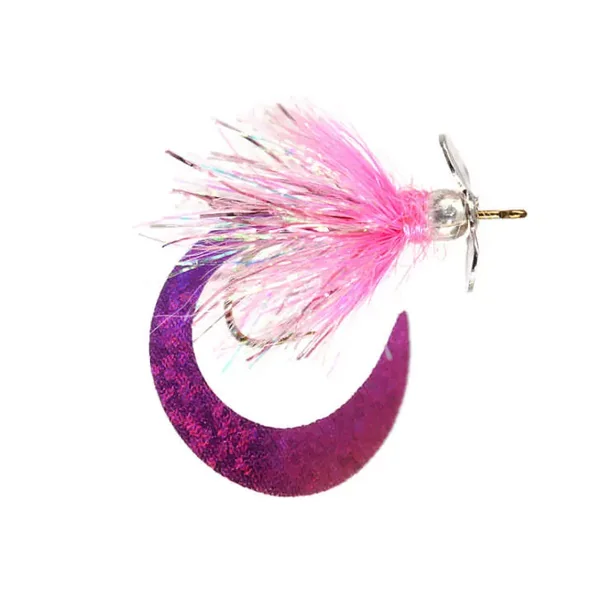 Pink Wiggle Tail Monster streamer lago