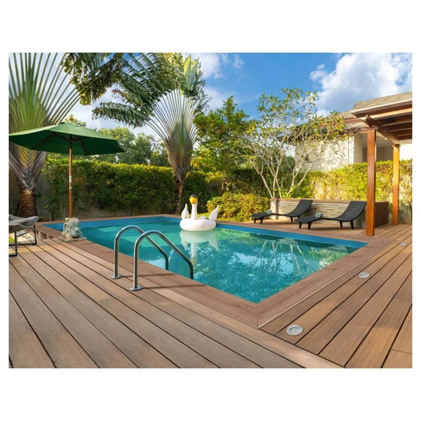 Piscina retangular de madeira "Panama 130" - 6,20 x 4,10 x 1,31 m