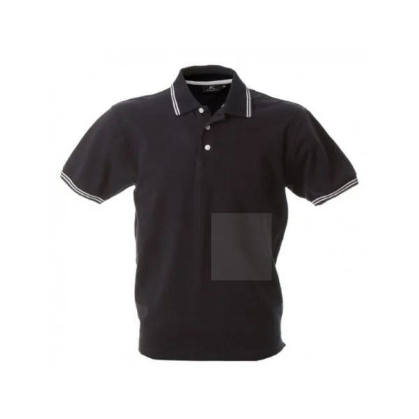 POLO MANGA CORTA STOCCADA NEGRO REF.988983 JRC