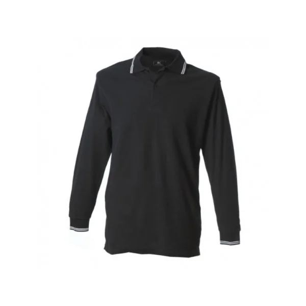 POLO MANGA LARGA MARSIGLIA NEGRO REF.990053 JRC