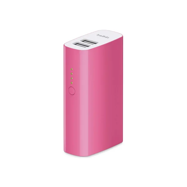 Powerbank BELKIN Mixit (4000 mAh - 2 USB - MicroUSB - Rosa)