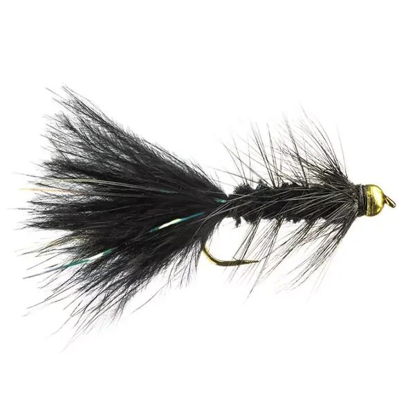 Pure Wooly Bugger Black streamer trucha