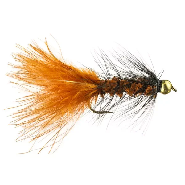 Pure Wooly Bugger Brown streamer trucha