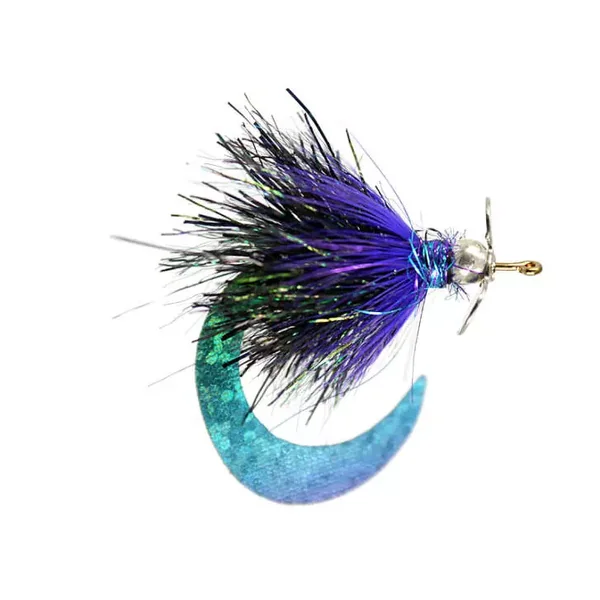 Purple Wiggle Tail Monster streamer lago