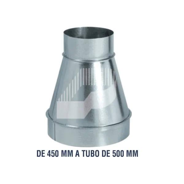 REDUCCIÓN 450 DIÁM. A 500 MM CONCÉNTRICO