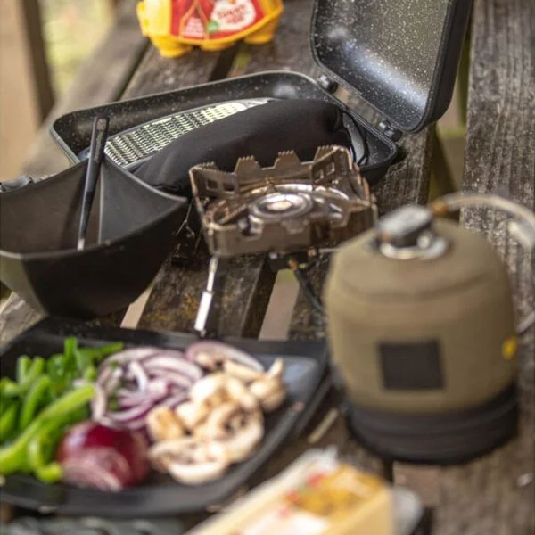 RidgeMonkey Connect Pan & Griddle XXL Granite Edition - Imagen 6