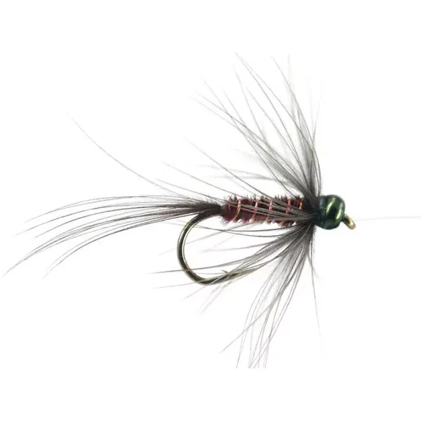 River Pheasant Classic Black Hackled ninfa para cuerda