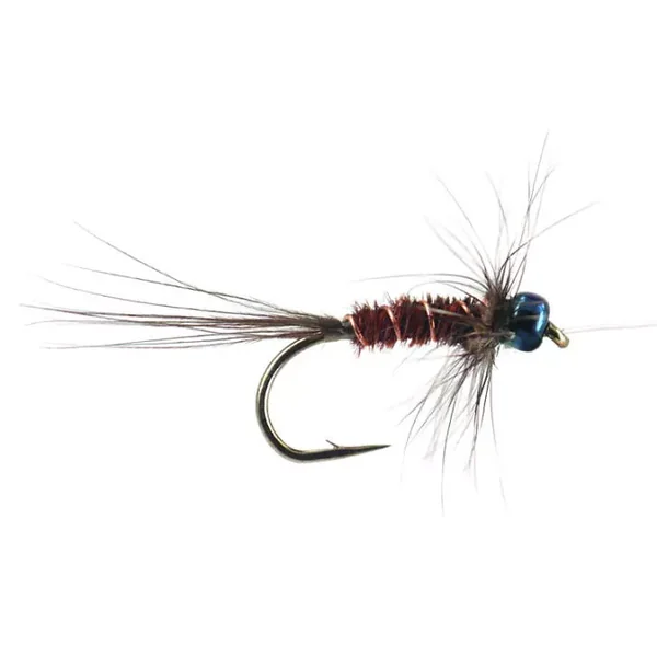 River Pheasant Classic Grizzly Hackled ninfa para cuerda