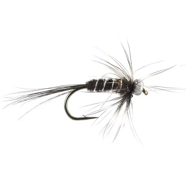 River Pheasant Dark Brown Pearl Head ninfa para cuerda