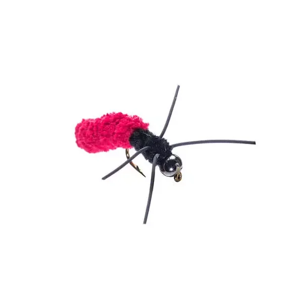 Rubber Leg Mop Fly Fluo Pink