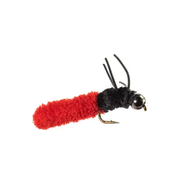 Rubber Leg Mop Fly Red - Imagen 2