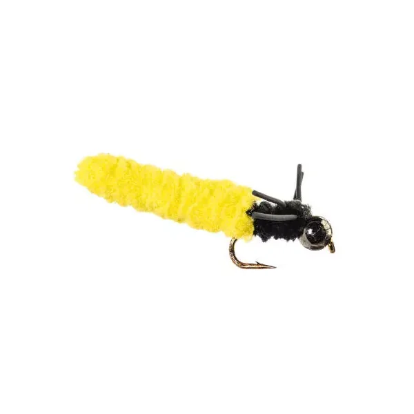 Rubber Leg Mop Fly Yellow - Imagen 2