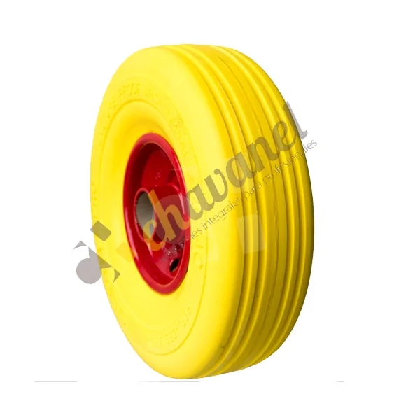 RUEDA ANTIPINCHAZOS FLEX PRO ST31 3,00-4 AMARILLA