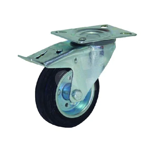 RUEDA GIRATORIA FRENO 80X27