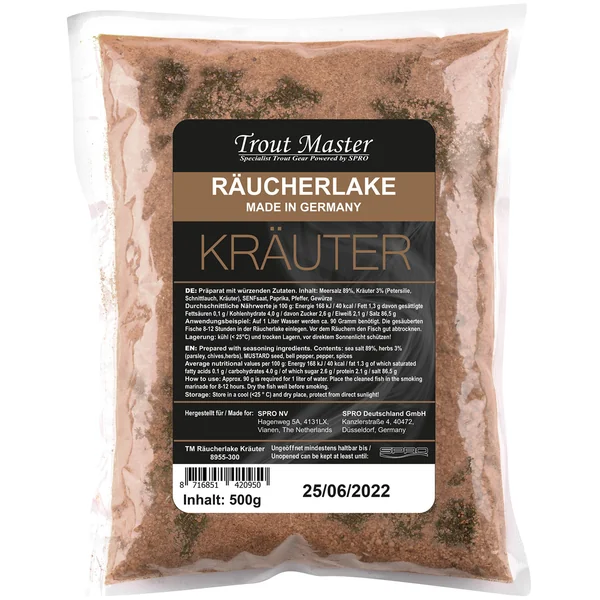 Salmuera para ahumar Spro Trout Master 500g - Imagen 3