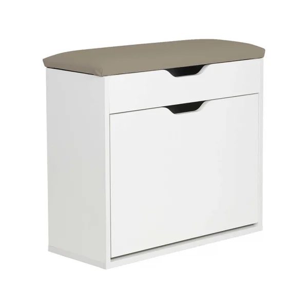 Sapateira "Wade" - 60 x 23,8 x 68 cm - Branco