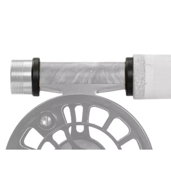 Scratch protection for fly reel foot ICS V2