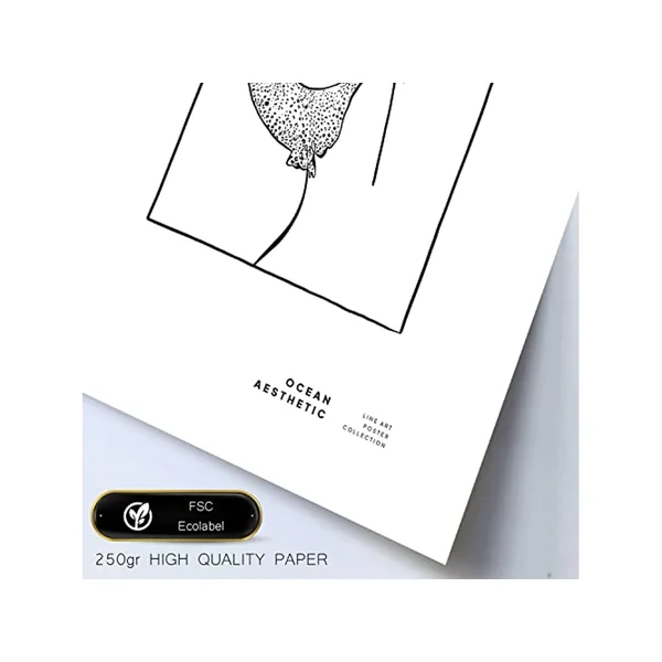 Set Of 6 Poster NACNIC Thick Black Ink (A3, A4)