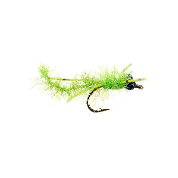 Shiny Chartreuse Dragonfly Nymph mosca carpa - Imagen 2