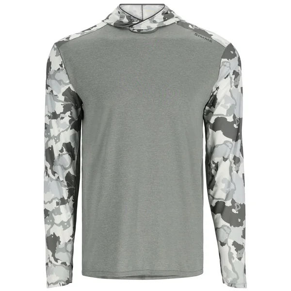 Simms Bugstopper Solarflex Hoody camisa de manga larga cinder/regiment camo cinder